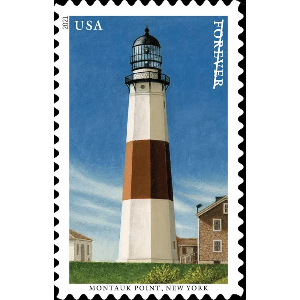 (2021) USPS Mid Atlantic Lighthouses Forever Postage Stamps